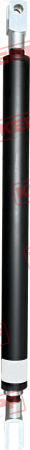 116550 Gaszugfeder Stahl 4000N, Hub=400